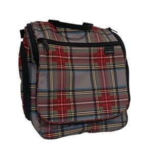 L.L. Bean Plaid Travel Toiletries Bag - NWOT